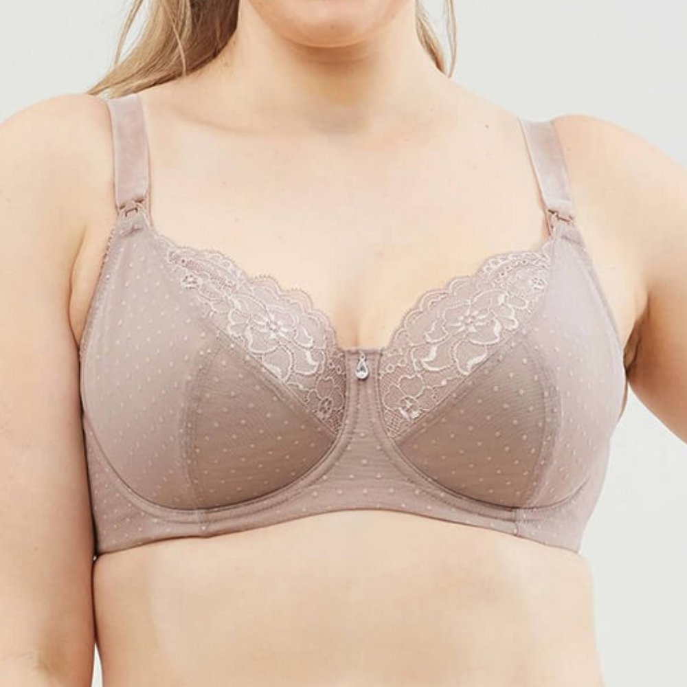 Cake Maternity 34K US 34H UK Timtams Maternity & Nursing Bra - Taupe